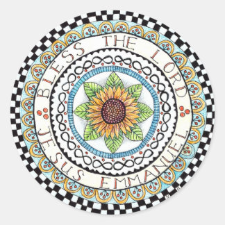 主の賛美ラウンド ラウンドシール