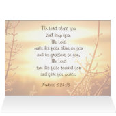 主の賛美数6:24-26聖書のカード (内部横(上))