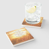 主の賛美数6:24-26聖書の聖句 ストーンコースター (横)