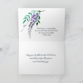 主の賛美歌の37:4の歓喜あなた自身、花柄 カード (内部)