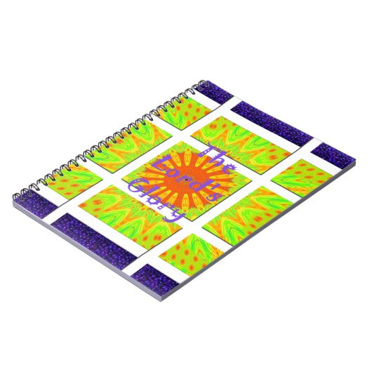 主の輝ける幾何学: 遊び心に満ち、創造的で ノートブック (左側)