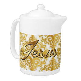 主の金ゴールドダマスコティーポット培地