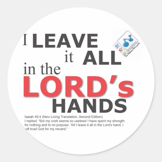 主の離れ中にすべて ラウンドシール (正面)