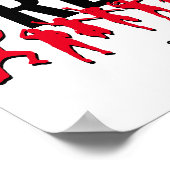 主の霊がキリスト教の自由である所 ポスター (角)