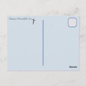 主の食卓 ポストカード (裏面)