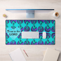 主の魚の信任紫の葉ティール（緑がかった色）グレイ