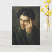 主のByronポートレート カード (黄色い花)