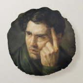 主のByronポートレート ラウンドクッション (裏面)