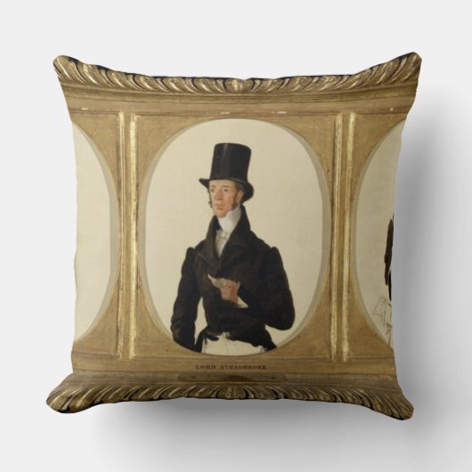 主のEglintonのD主ポートレートのための勉強 クッション (正面)