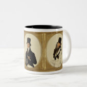 主のEglintonのD主ポートレートのための勉強 ツートーンマグカップ (正面右)