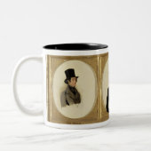 主のEglintonのD主ポートレートのための勉強 ツートーンマグカップ (左)