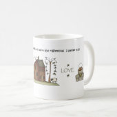 主のMug目 コーヒーマグカップ (正面右)