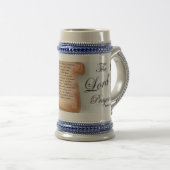 主のPrayerステイン ビールジョッキ (正面右)