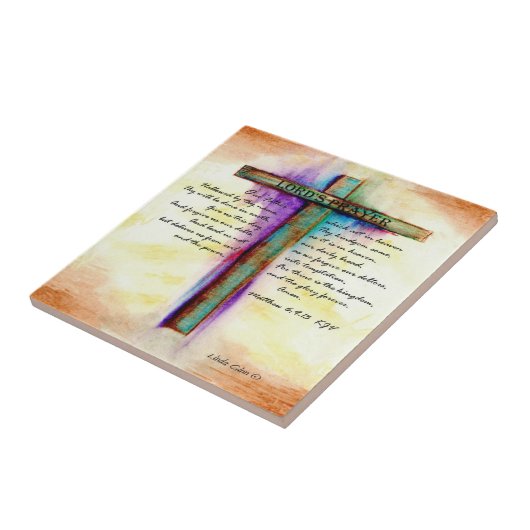 主のPrayer Cross タイル (側面)