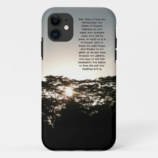 主のPrayer Phone Casing Case-Mate iPhoneケース (裏面)