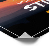 主はあなたのために戦う – 出エジプト14:14 ポスター (角)