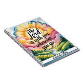 主はあなた方と共にいる – キリスト教のカスタムノート ノートブック (右側)