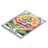 主はあなた方と共にいる – キリスト教のカスタムノート ノートブック (左側)