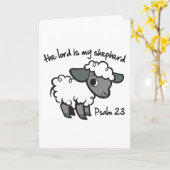 主はわたしの羊飼いだ カード (黄色い花)