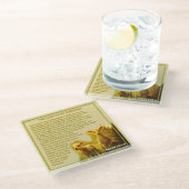 主はわたしの羊飼いだ ガラスコースター (アングル)