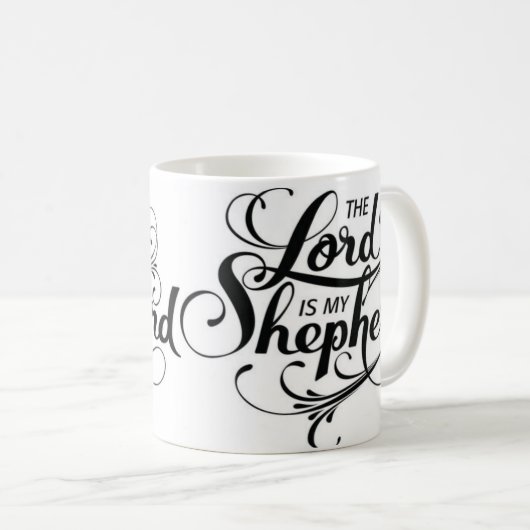 主はわたしの羊飼いだ コーヒーマグカップ (正面右)