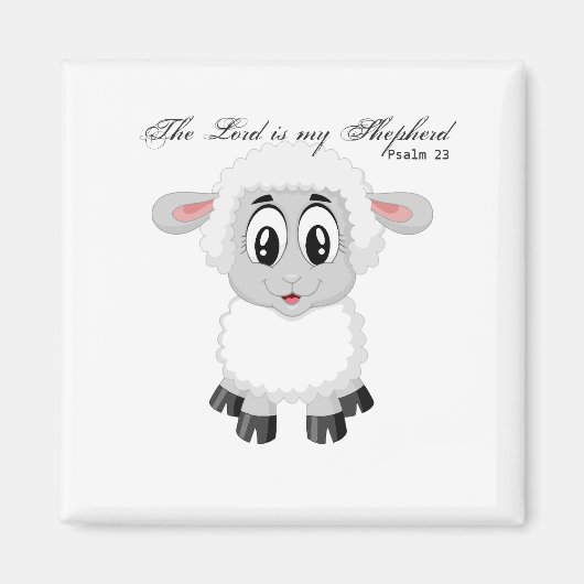 主はわたしの羊飼いだ マグネット (正面)