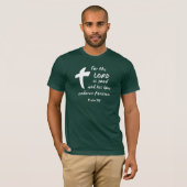 主は善であり，その愛は耐え忍ぶからである Tシャツ (正面フル)