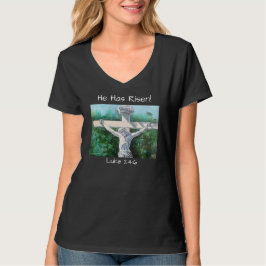 主は復活された オリジナルアート レディースTシャツ Tシャツ