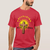 "主は復活された" Tシャツ (正面)