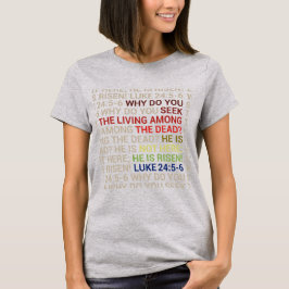 主は復活されました Tシャツ