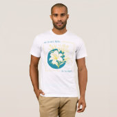 主は復活した！ - イエロー + ティール リリー Tシャツ (正面フル)
