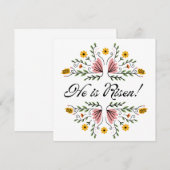 主は復活した イースター 招待状 (正面/裏面)