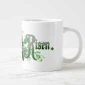 "主は復活した"ヴィンテージイースターアートグリーン ジャンボコーヒーマグカップ (右)