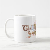 「主は復活した」ヴィンテージ イースターの花 コーヒーマグカップ (左)