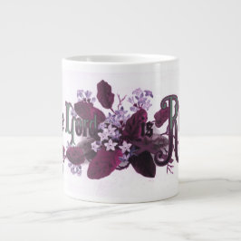 「主は復活した」 ヴィンテージ イースター アート ナスの卵 ジャンボコーヒーマグカップ