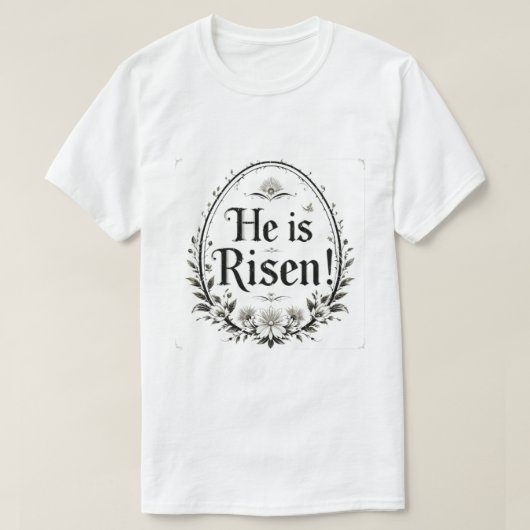 主は復活した Tシャツ (デザイン正面)