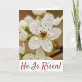 「主は復活なさった!」復活の日曜日 カード (正面)