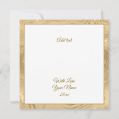 「主は復活なされた」 喜びのイースター - 自由にカスタマイズできる宗教的なメッセージ ノートカード (裏面)