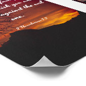 主は忠実である – 聖書 ポスター (角)