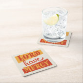 主は慈悲を有す スクエアペーパーコースター (インサイチュ)