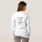 主は我が岩 詩篇18:2 Tシャツ (裏面フル)