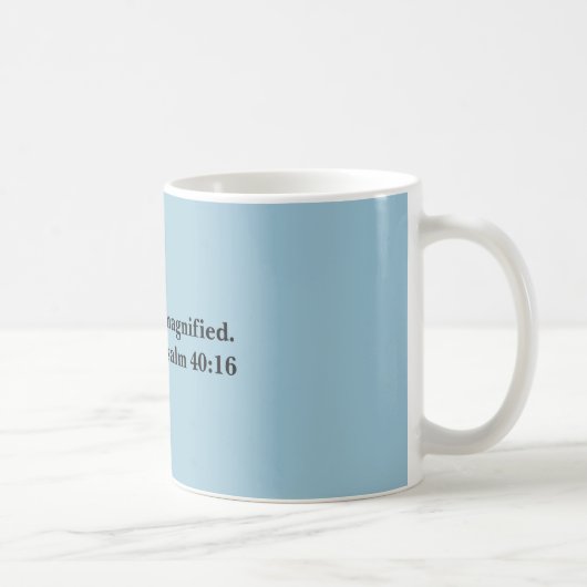 主は拡大されたコーヒー・マグです コーヒーマグカップ (右)