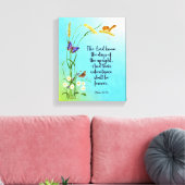 主は正しい者の日を知っている キャンバスプリント (インサイチュ (リビング))