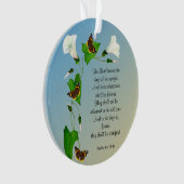 主は正しい聖書の聖句の日を知っている オーナメント (正面)