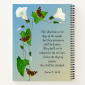 主は正しい聖書の聖句の日を知っている ノートブック (裏面)