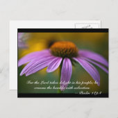 主は民を喜び、主は王を戴く ポストカード (正面/裏面)