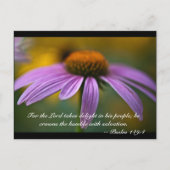 主は民を喜び、主は王を戴く ポストカード (正面)