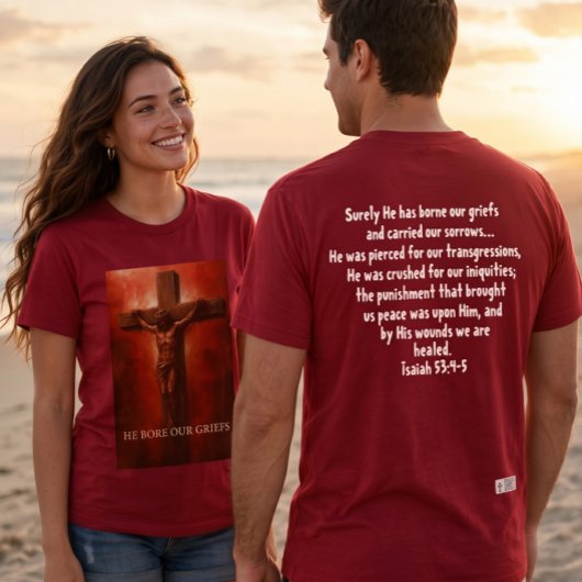 ✝️ 主は私たちの憂いを負われた - Tシャツ