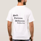 主は私です: R.   F.      D. Tシャツ (裏面)