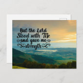 主は私と共に立った ポストカード (正面/裏面)